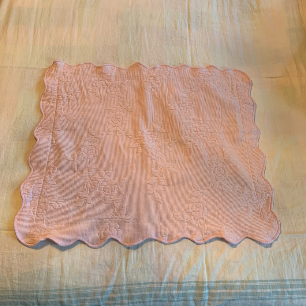 Vintage pink sham